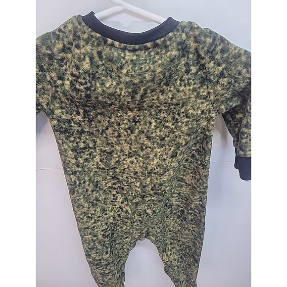 Nike One Piece Infant 6M (62-68cm) Green Camo Suit Fleece Full Zip Retro Y2K - Picture 8 of 8